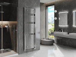 Mexen Helios radiateur de salle de bain 1800 x 600 mm, 782 W, chrome - W103-1800-600-00-01