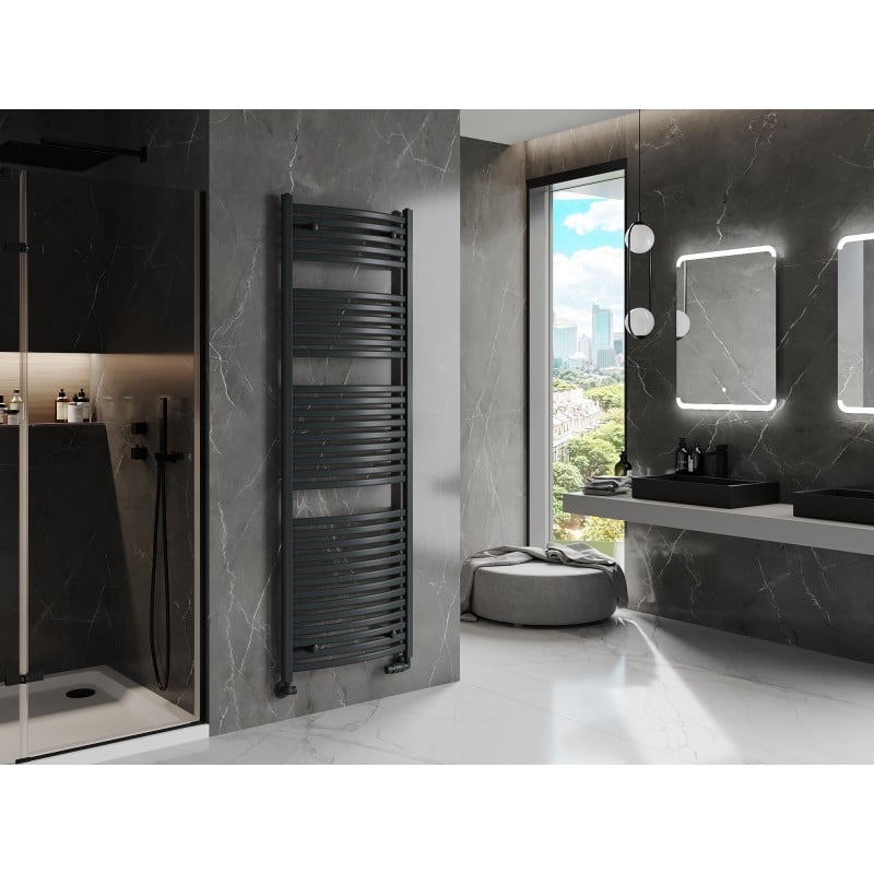 Mexen Helios radiateur de salle de bain 1800 x 600 mm, 990 W, anthracite - W103-1800-600-00-66