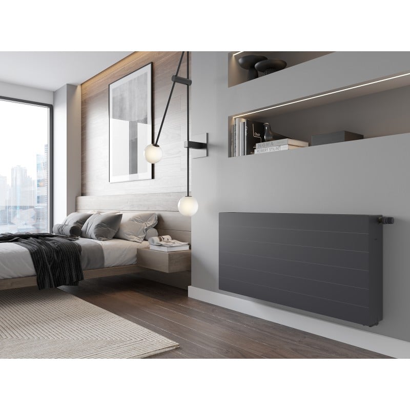 Mexen Line CVL33 radiateur à plaques 600 x 1500 mm, raccordement par le bas, 3301 W, anthracite - W633L-060-150-66