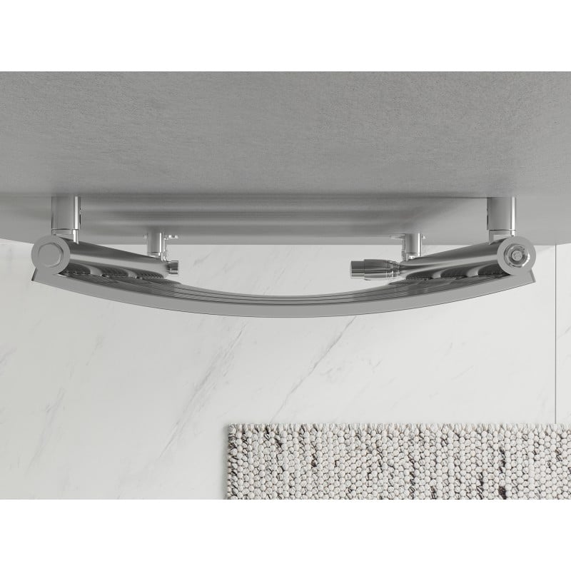 Mexen Bachus radiateur de salle de bain 1600 x 500 mm, 679 W, chrome- W109-1600-500-00-01