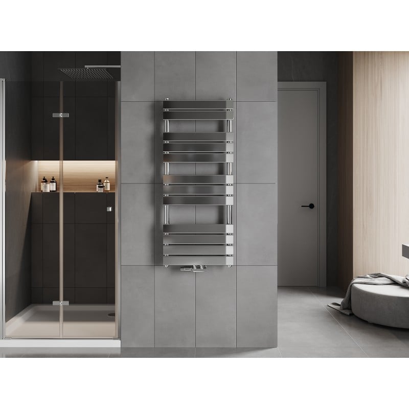 Mexen Ceres radiateur de salle de bains 1200 x 500 mm, 482 W, chromé - W111-1200-500-00-01