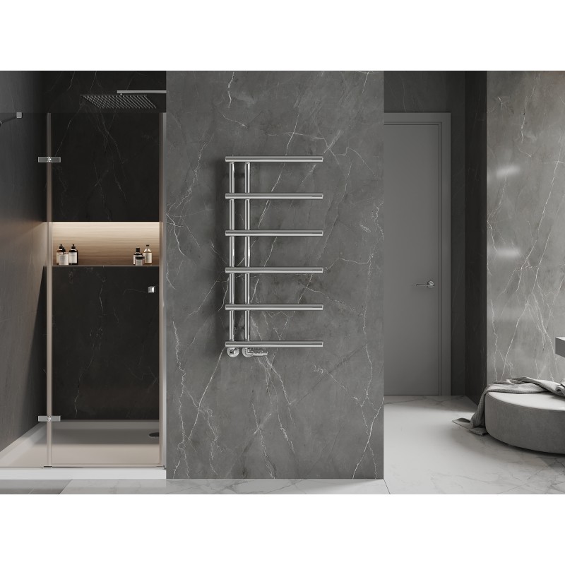Mexen Jukon radiateur de salle de bain décoratif 988 x 500 mm, 246 W, chrome - W116-0988-500-00-01