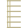 Mexen Jukon radiateur de salle de bain 988 x 500 mm, 246 W, doré - W116-0988-500-00-50