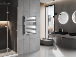 Mexen Uran radiateur salle de bain 800 x 600 mm, 336 W, chromé - W105-0800-600-00-01