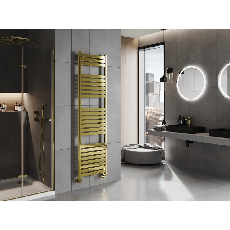 Mexen Uran radiateur de salle de bain 1800 x 500 mm, 633 W, doré - W105-1800-500-00-50