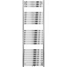 Mexen Uran radiateur de salle de bain 1800 x 600 mm, 738 W, blanc - W105-1800-600-00-01