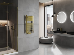 Mexen Hades radiateur de salle de bain 800 x 400 mm, 253 W, doré - W104-0800-400-00-50