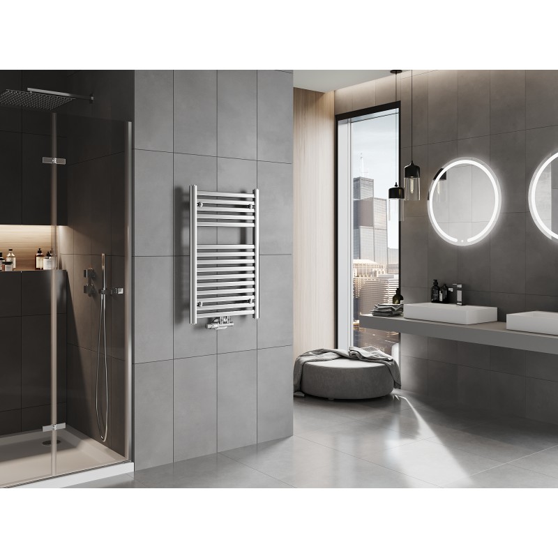 Mexen Hades radiateur de salle de bains 800 x 500 mm, 305 W, chrome - W104-0800-500-00-01