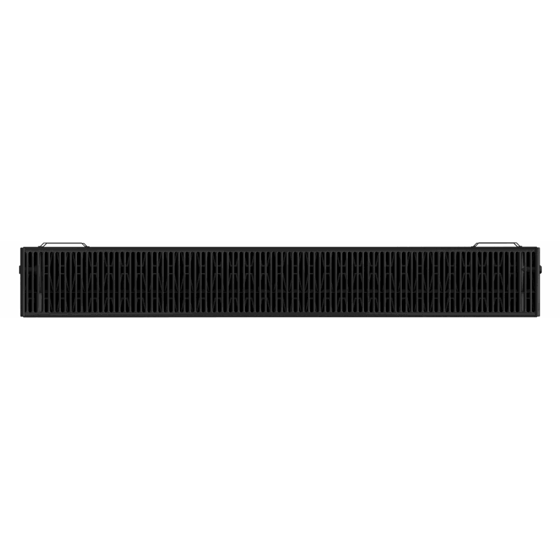 Mexen Flat CF33 radiateur plat 300 x 1200 mm, raccordement latéral, 1488 W, noir - W433F-030-120-70