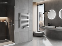 Mexen Hades radiateur de salle de bains 800 x 600 mm, 357 W, chrome - W104-0800-600-00-01