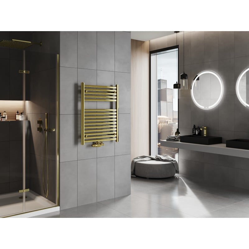 Mexen Hades radiateur de salle de bain 800 x 600 mm, 357 W, doré - W104-0800-600-00-50