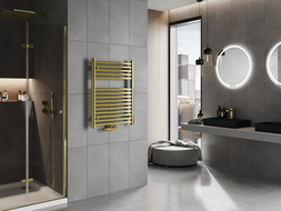 Mexen Hades radiateur de salle de bain 800 x 600 mm, 357 W, doré - W104-0800-600-00-50