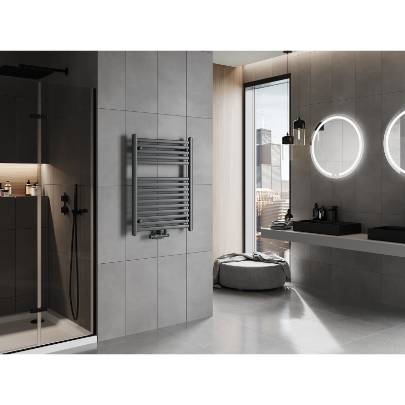 Mexen Hades radiateur de salle de bains 800 x 600 mm, 452 W, anthracite - W104-0800-600-00-66