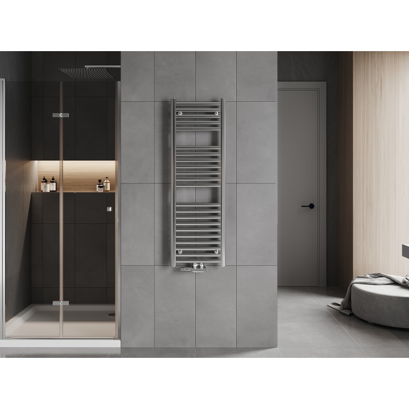 Mexen Hades radiateur de salle de bain 1200 x 400 mm, 373 W, chromé - W104-1200-400-00-01