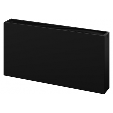 Radiateur Mexen Flat CF33 400 x 1600 mm, raccordement latéral, 2530 W, noir - W433F-040-160-70