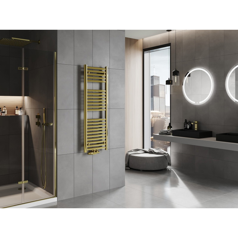 Mexen Hades radiateur de salle de bain 1200 x 400 mm, 373 W, doré - W104-1200-400-00-50