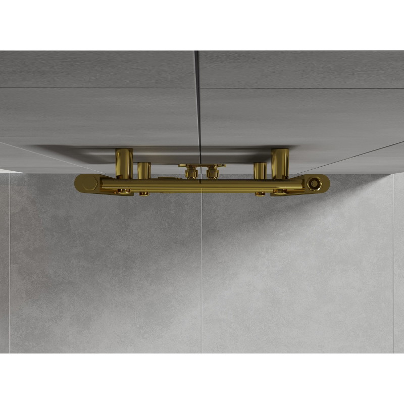 Mexen Hades radiateur de salle de bain 1200 x 400 mm, 373 W, doré - W104-1200-400-00-50