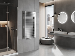 Mexen Hades radiateur de salle de bain 1200 x 600 mm, 527 W, chromé - W104-1200-600-00-01