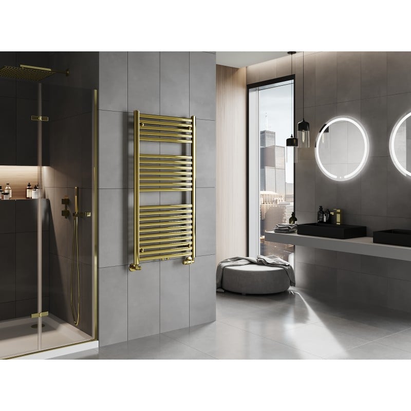 Mexen Hades radiateur de salle de bain 1200 x 600 mm, 527 W, doré - W104-1200-600-00-50