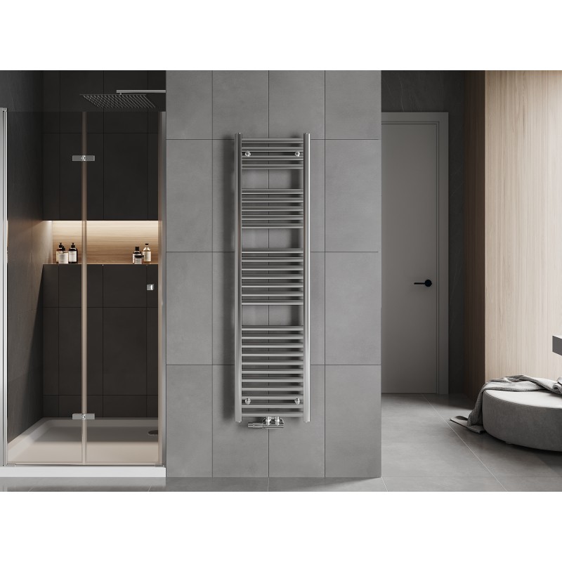 Mexen Hades radiateur de salle de bain 1500 x 400 mm, 461 W, chromé - W104-1500-400-00-01