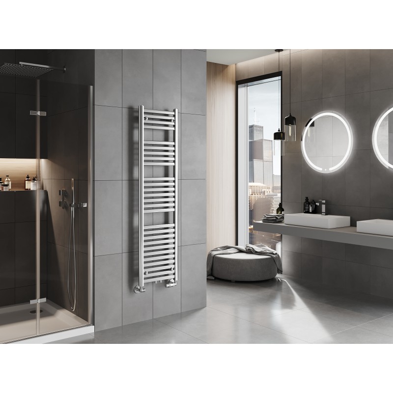Mexen Hades radiateur de salle de bain 1500 x 400 mm, 461 W, chromé - W104-1500-400-00-01