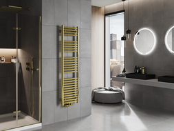 Mexen Hades radiateur de salle de bain 1500 x 400 mm, 461 W, doré - W104-1500-400-00-50