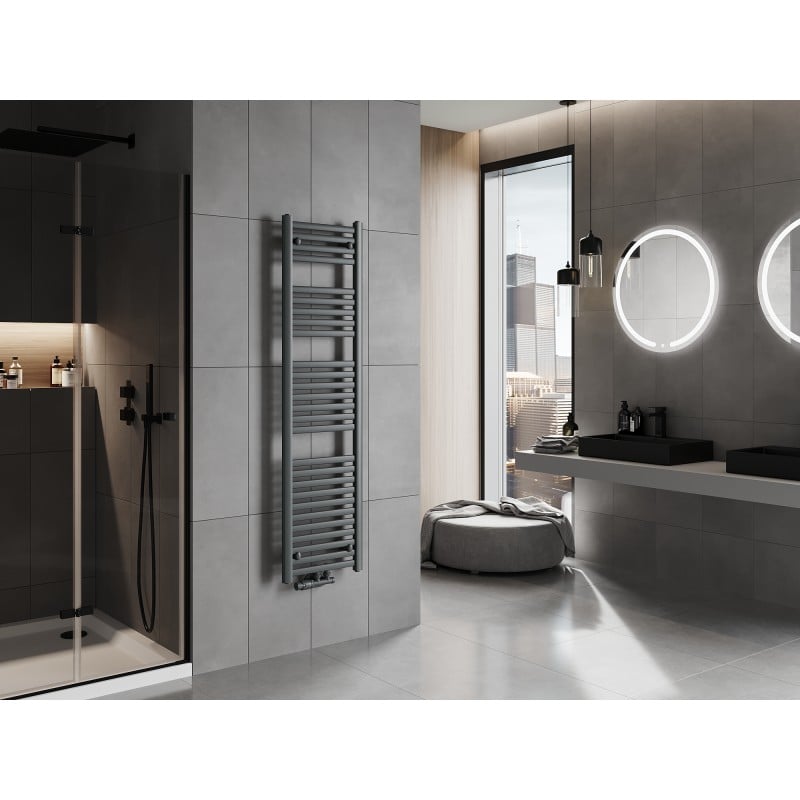 Mexen Hades radiateur de salle de bain 1500 x 400 mm, 583 W, anthracite - W104-1500-400-00-66