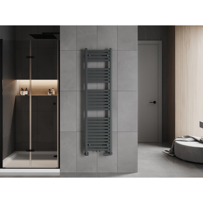 Mexen Hades radiateur de salle de bain 1500 x 400 mm, 583 W, anthracite - W104-1500-400-00-66