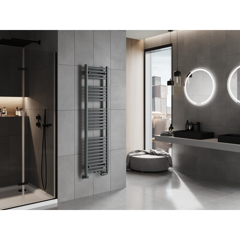 Mexen Hades radiateur de salle de bain 1500 x 400 mm, 583 W, anthracite - W104-1500-400-00-66