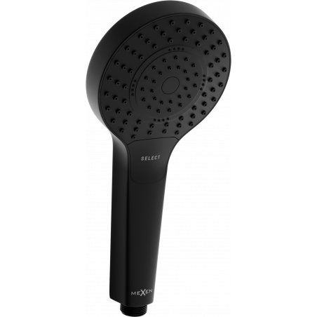 Mexen R-05 pomme de douche à main 3 fonctions, noire - 79505-70