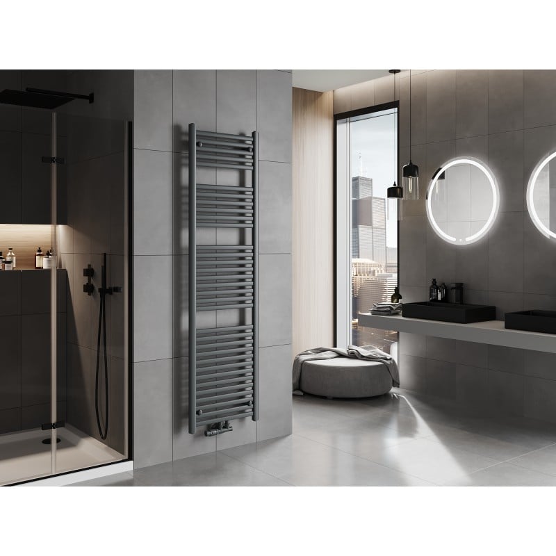 Mexen Hades radiateur de salle de bain 1800 x 500 mm, 854 W, anthracite - W104-1800-500-00-66