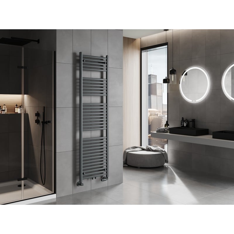 Mexen Hades radiateur de salle de bain 1800 x 500 mm, 854 W, anthracite - W104-1800-500-00-66