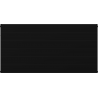 Chauffage à panneau Mexen Line CL21 600 x 1300 mm, raccordement latéral, 1572 W, noir - W421L-060-130-70