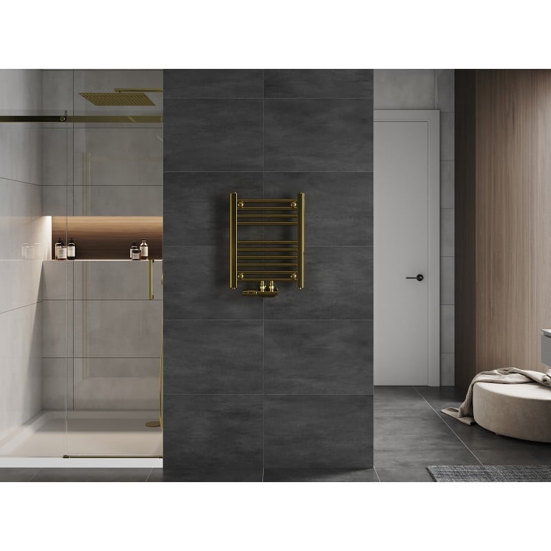 Mexen Mars radiateur de salle de bain 500 x 400 mm, 141 W, doré - W110-0500-400-00-50
