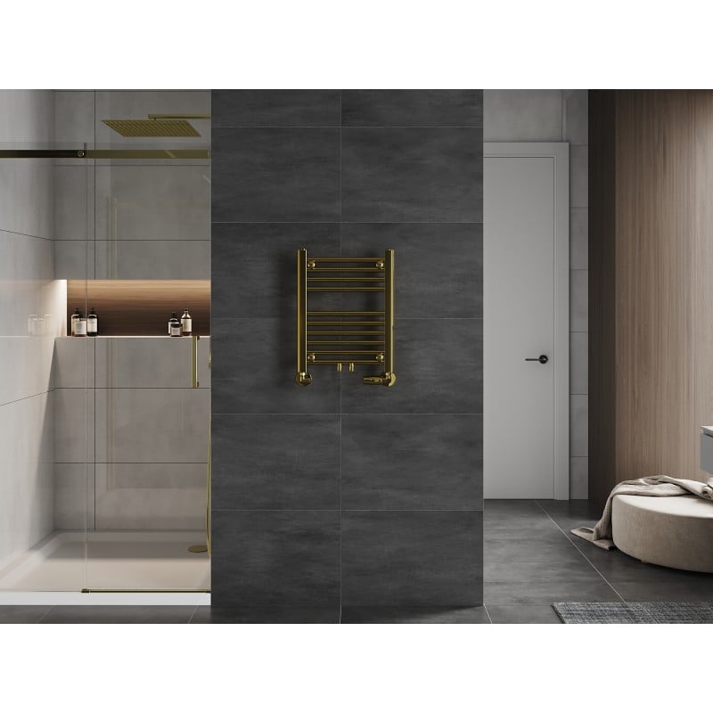 Mexen Mars radiateur de salle de bain 500 x 400 mm, 141 W, doré - W110-0500-400-00-50