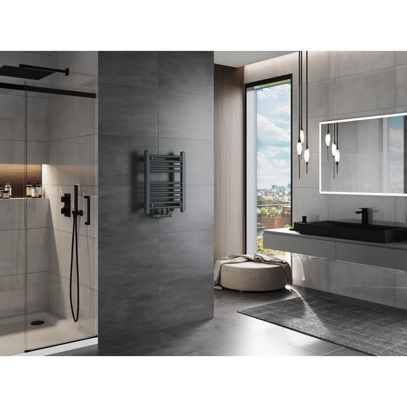 Mexen Mars radiateur de salle de bains 500 x 400 mm, 178 W, anthracite - W110-0500-400-00-66