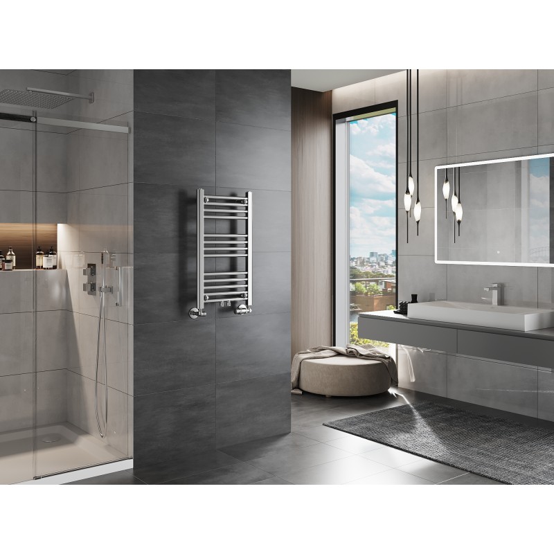 Mexen Mars radiateur de salle de bain 700 x 400 mm, 188 W, chromé - W110-0700-400-00-01