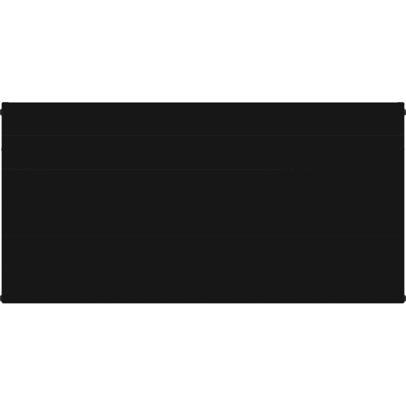 Mexen Line CL33 radiateur à plaques 500 x 700 mm, raccordement latéral, 1331 W, noir - W433L-050-070-70