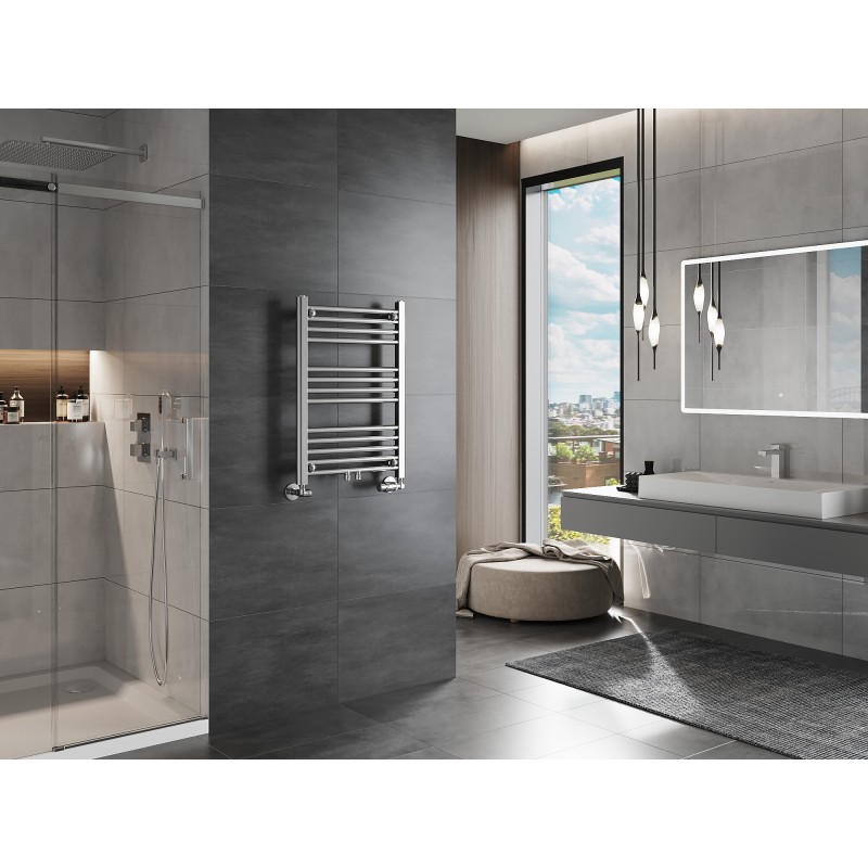 Mexen Mars radiateur de salle de bains 700 x 500 mm, 224 W, chrome - W110-0700-500-00-01