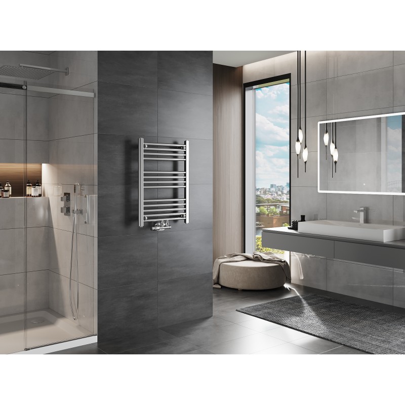 Mexen Mars radiateur de salle de bains 700 x 500 mm, 224 W, chrome - W110-0700-500-00-01