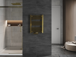 Mexen Mars radiateur de salle de bain 700 x 500 mm, 224 W, doré - W110-0700-500-00-50