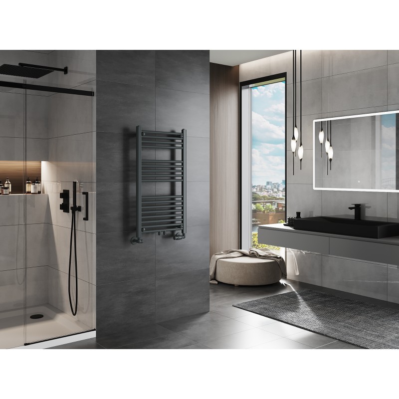 Mexen Mars radiateur de salle de bains 900 x 500 mm, 370 W, anthracite - W110-0900-500-00-66