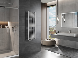 Mexen Mars radiateur de salle de bains 1200 x 400 mm, 346 W, chrome - W110-1200-400-00-01