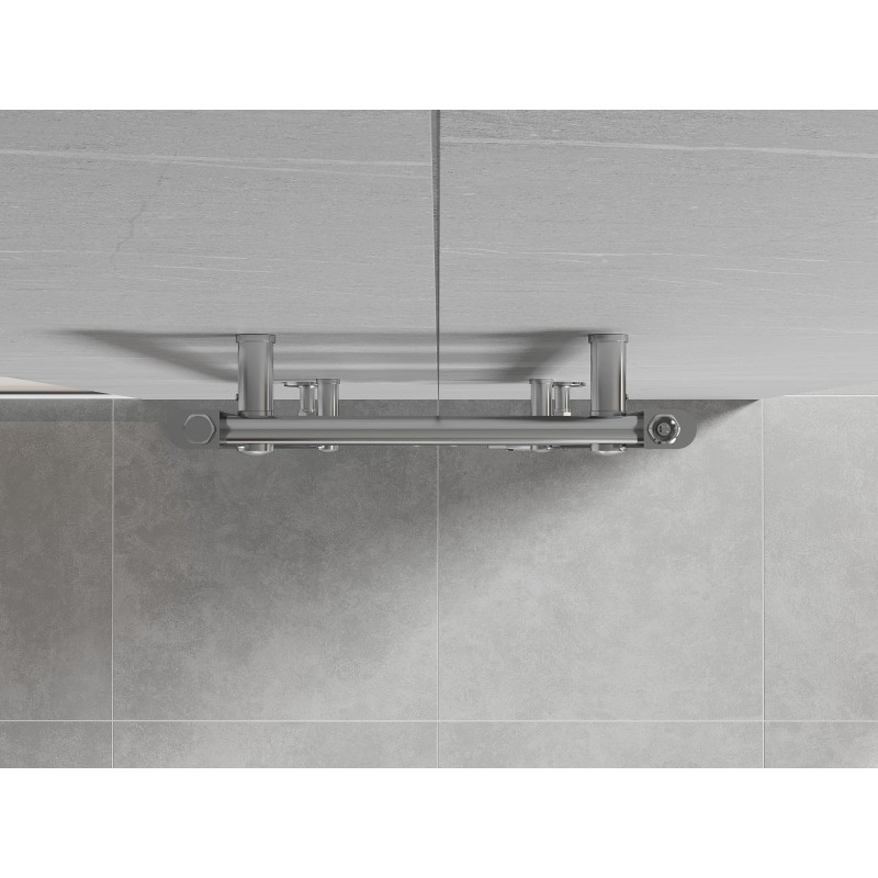 Mexen Mars radiateur de salle de bains 1200 x 400 mm, 346 W, chrome - W110-1200-400-00-01