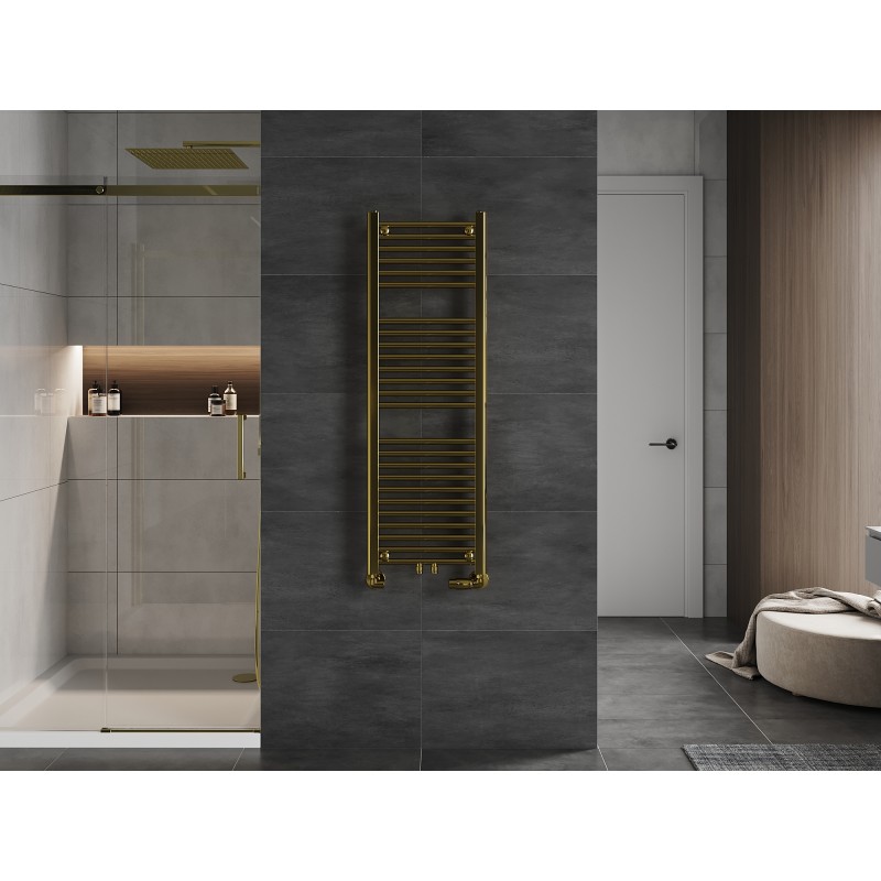 Mexen Mars radiateur de salle de bain 1200 x 400 mm, 346 W, doré - W110-1200-400-00-50