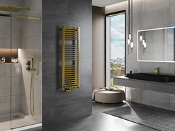 Mexen Mars radiateur de salle de bain 1200 x 400 mm, 346 W, doré - W110-1200-400-00-50