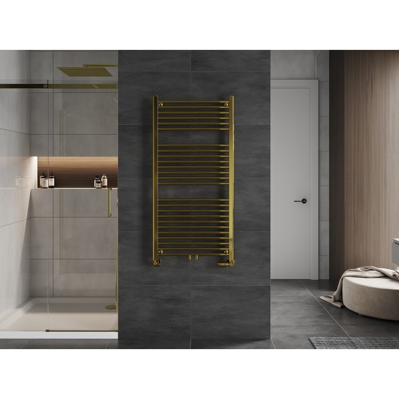 Mexen Mars radiateur de salle de bain 1200 x 600 mm, 487 W, doré - W110-1200-600-00-50