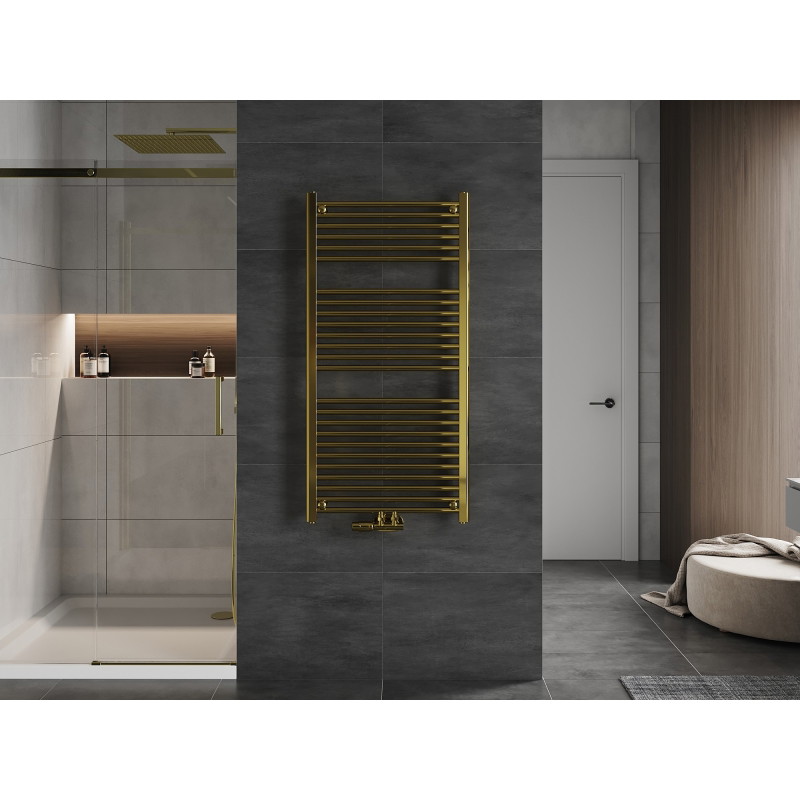 Mexen Mars radiateur de salle de bain 1200 x 600 mm, 487 W, doré - W110-1200-600-00-50
