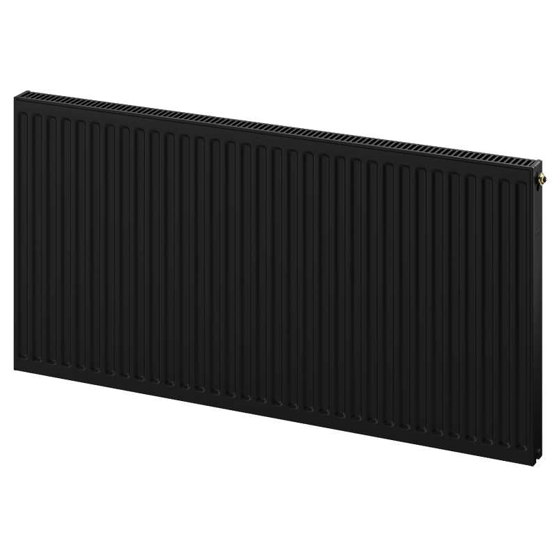 Radiateur plat Mexen CV11 600 x 1300 mm, connexion inférieure, 1213 W, noir - W611-060-130-70