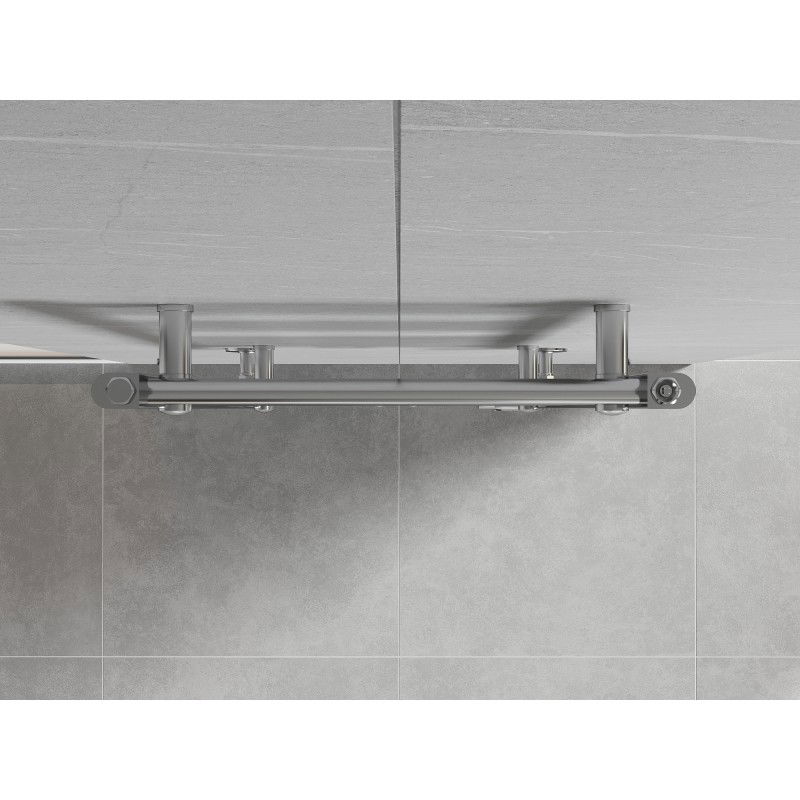 Mexen Mars radiateur salle de bain 1500 x 500 mm, 494 W, chrome - W110-1500-500-00-01